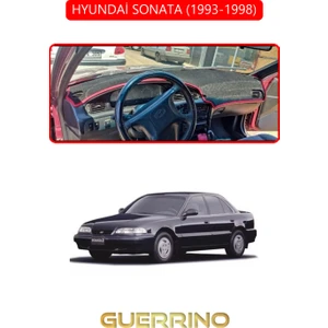 Hyundai Sonata 1993-1998TORPİDO Koruma Halısı Kırmızı Kenar