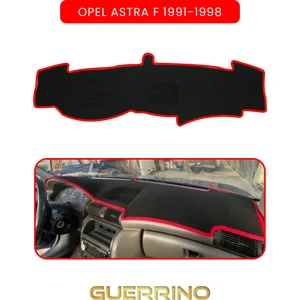 Opel Astra F 1991-1998TORPİDO Koruma Halısı Kırmızı Kenar