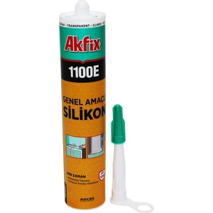 Akfix 1100E Şeff Genel Amaçlı Üniversal Silikon 280 gr