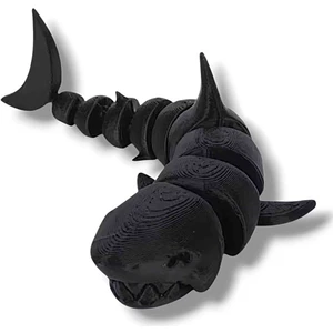 Köpek Balığı Akvaryum/fanus Dekoru 12 cm Siyah