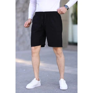 Krem Keten Erkek Şort - Yazlık Baggy Model