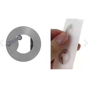 Nfc NTAG213 25MM Çaplı Rfıd Etiketi Şefaf pvc kaplı (5li Paket) NFC etiket