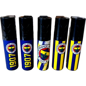 Lisanslı Fenerbahçe Turbo Jet Çakmak 5 Adet Doldurulabilir