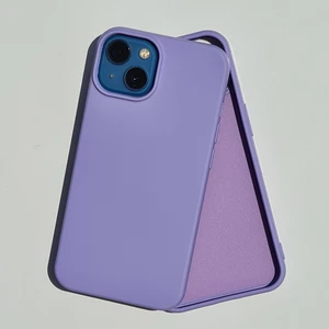 Pirok Store iPhone 13 Uyumlu Lansman İçi Kadife Esnek Soft Silikon Kılıf