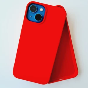 Pirok Store iPhone 13 Uyumlu Lansman İçi Kadife Esnek Soft Silikon Kılıf