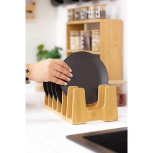 Açık Kahverengi Bambu Tabak Düzenleyici, Dolap Içi Organizatör