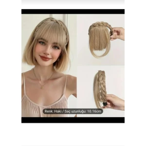 Yeni Nesil  Kahkül Taçlı Kahkül Isıya Dayanıklı Fiber