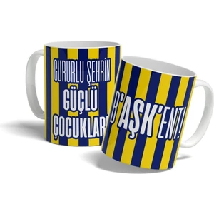Ankaragücü Kupa Bardak Ankaragücü Taraftar Gururlu Şehrin Güçlü Çocukları Baskılı Hediye Kupa Bardak