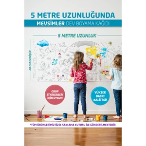 Mevsimler Boyama Kağıdı