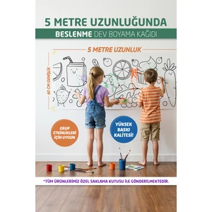 Sağlıklı Beslenme Boyama Kağıdı