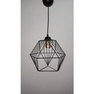 Metal Sarkıt Siyah Tel Avize