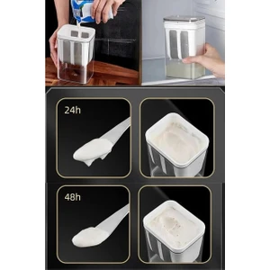 2200ML Yoğurt Süzme Aparatı Evde Süzme Aparatı Peynir Yapmak Artık Kolay