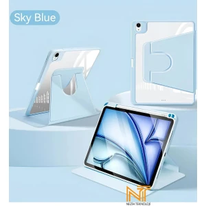 Apple Ipad 10.2 /10.5 (7. 8. 9.nesil) 2020/2021 Uyumlu 360 Dönebilen Kalem Bölmeli Kılıf