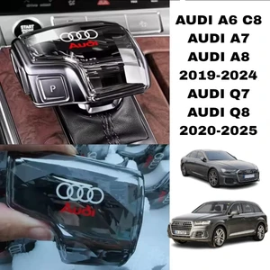 Audi Kristal Vites Topuzu Başlığı Audi Logolu Q7 Q8 A6 A7 A8 Uyumlu