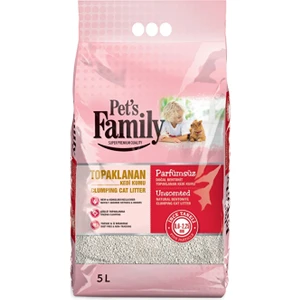 Pets Family Kedi Kumu Naturel Ince Bentonit 5l
