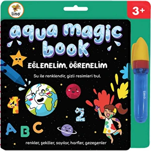 Aqua Magic Book Eğlenelim, Öğrenelim (Sihirli Boyama Kitabı)