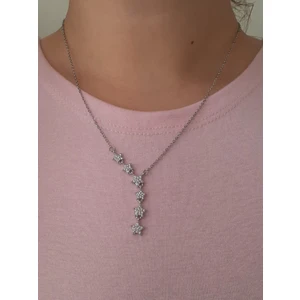 Kayan Yıldız Y Kolye Gümüş