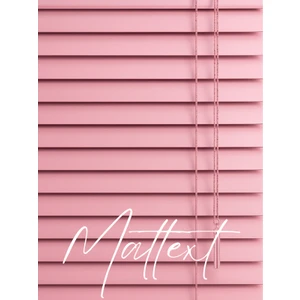 Pembe Alüminyum Jaluzi Perde - 25M