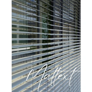 Antrasit Alüminyum Jaluzi Perde - 25M