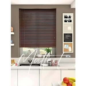 Kahverengi Alüminyum Jaluzi Perde - 25M