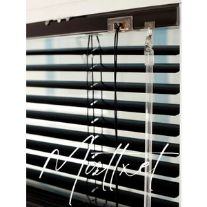 Siyah Alüminyum Jaluzi Perde - 25M