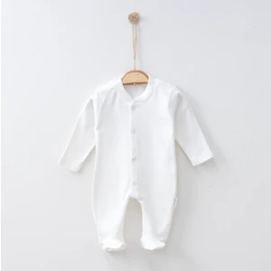 Düz Patikli %100 Pamuk Unisex Tulum