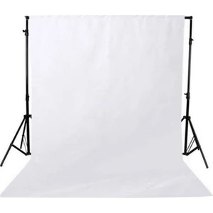 Gdx Seyyar Katlanabilir Kumaş Fon Perde Beyaz 3 x 6 Metre