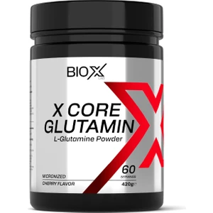 Bioxlab X-Core Glutamine Vişne Aromalı - 420 gr - 60 Servis Amino Asit