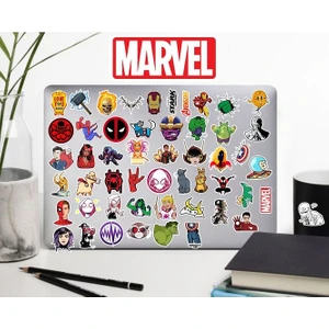 Marvel Comics Defter Suluk Laptop Notebook Tablet Telefon Kılıf Sticker Seti