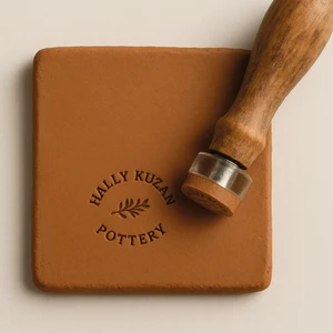 Kişiye Özel Seramik-Kil Mührü ( 2,5 cm )