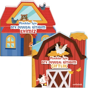 Minikler Için Dev Duyusal Kitaplarım Seti (2 Kitap)