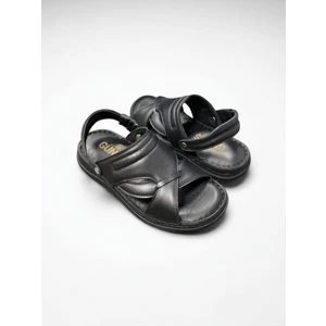 Içi Dışı Hakiki Deri Ortopedik Hac Umre Sandalet Terlik