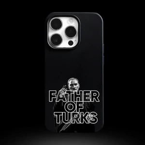 iPhone 16 Uyumlu Atatürk Father Of Turks Baskılı Lansman Kılıf