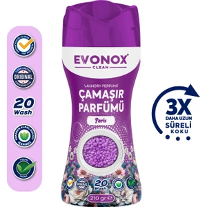 Clean Granül Çamaşır Parfümü ve Yumuşatıcı Paris Kokusu 210 g – Konsantre, 20 Yıkama, Kalıcı Ferahlık