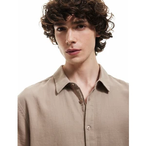 Pamuklu Düğmeli Regular Fit Kısa Kollu Gömlek