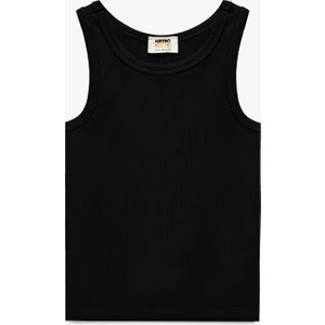 Pamuklu Bisiklet Yaka Kolsuz Kaşkorse Basic Atlet