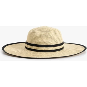 Hasır Şapka Bant Detaylı