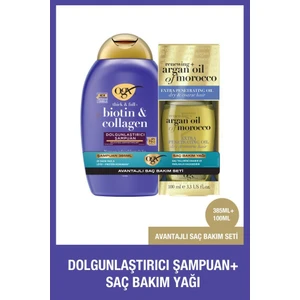 Biotin & Argan Yağlı Hacim Verici Şampuan 385 ml Sülfatsız Tüm Saçlar İçin