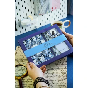 Victoria's Journals Kutulu Set, Sert Kapaklı Defter , Metal Gövdeli Tükenmez Kalem, Ayna ve 3 Lü Post It.