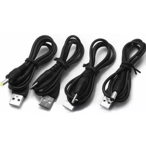 USB Güç Kablosu Kablosu Dc 5V Dc2.0/2.5/4.0/5.5mm 4'lü Set