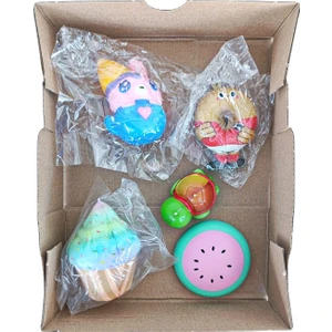 Brother Toys 5 Adet Squishy Karışık Mini Set - Yumuşacık Sık Bırak Sukuşi