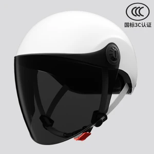 Elektrikli Araç Kask Erkek Bayan Yaz Akü Araba Yarım Kask Dört Mevsim Evrensel Motosiklet Kask (Yurt Dışından)