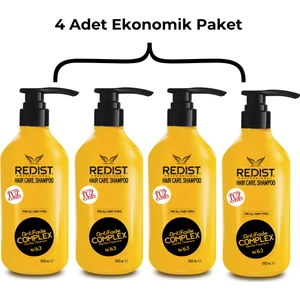 4 Adet Ekomomik Paket Tuzsuz Saç Şampuanı 1000 ML