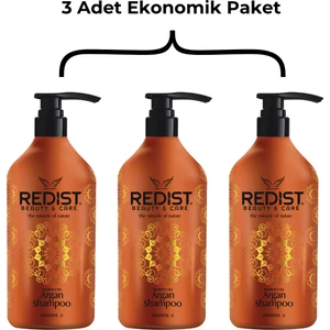 3 Adet Ekonomik Paket  Argan Saç Bakım Şampuanı 1000 ML