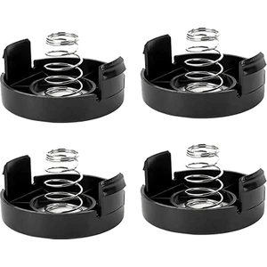 4 Adet 682378-02 Makara Kapağı Kapağı Yaylı Black + Decker GLC12 GL250 GL310 GL360 Çim Biçme Makinesi Yedek Parçası ile Uyumlu (Yurt Dışından)