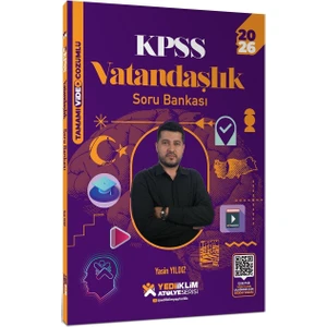 Yediiklim Yayınları 2026 Kpss Atölye Serisi Genel Kültür Vatandaşlık Tamamı Video Çözümlü Soru Bankası