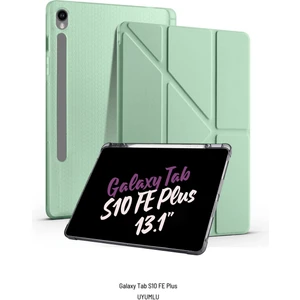 Galaxy Tab S10 Fe Plus Uyumlu 13.1 Inç Kalem Bölmeli Standlı Tri Folding Tablet Kılıfı