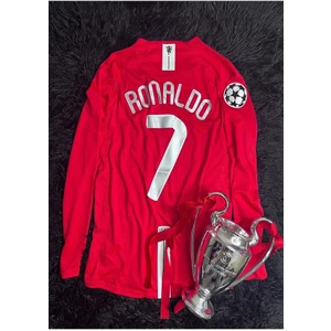 Cristiano Ronaldo M.united 2008 Moscaw Final Uzun Kollu Kırmızı Forması