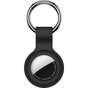 Apple Airtag Uyumlu Silikon Koruyucu Anahtarlık Arkası Kapalı Düşmez Yıkanabilir