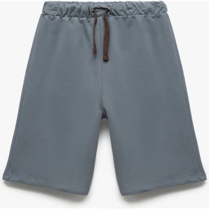 Pamuklu Beli Bağcıklı Basic Şort